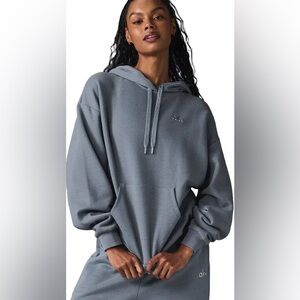 ALO Accolade Hoodie Steel Gray
